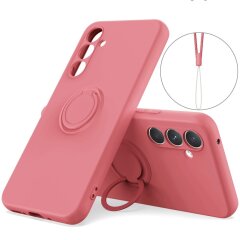 Защитный чехол Deexe Color Shell для Samsung Galaxy S24 (S921) - Red