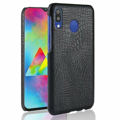 Захисний чохол Deexe Croco Style для Samsung Galaxy A30 (A305) / A20 (A205) - Black