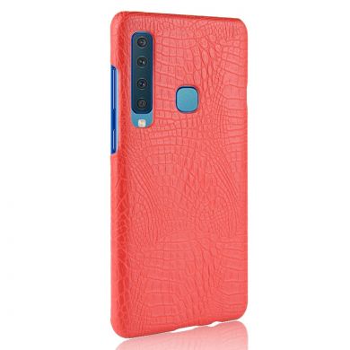 Защитный чехол Deexe Croco Style для Samsung Galaxy A9 2018 (A920) - Red