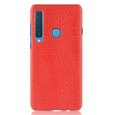 Защитный чехол Deexe Croco Style для Samsung Galaxy A9 2018 (A920) - Red