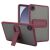 Защитный чехол Deexe Crystal Kickstand для Samsung Galaxy Tab A9 (X110/115) - Wine Red