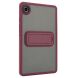 Защитный чехол Deexe Crystal Kickstand для Samsung Galaxy Tab A9 (X110/115) - Wine Red. Фото 5 из 11