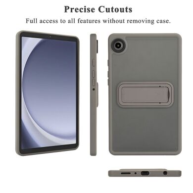 Защитный чехол Deexe Crystal Kickstand для Samsung Galaxy Tab A9 (X110/115) - Black