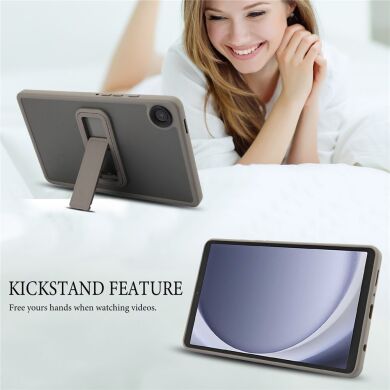 Защитный чехол Deexe Crystal Kickstand для Samsung Galaxy Tab A9 (X110/115) - Black