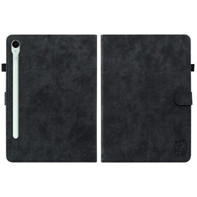 Защитный чехол Deexe Cute Tiger для Samsung Galaxy Tab S11 (X730/X736) - Black