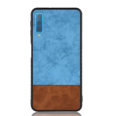 Захисний чохол Deexe Elegant Series для Samsung Galaxy A7 2018 (A750) - Blue
