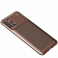Захисний чохол Deexe Fusion для Samsung Galaxy A31 (A315) - Brown