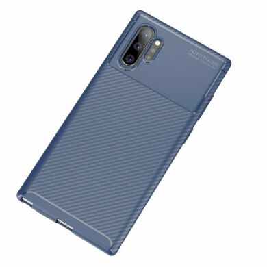 Защитный чехол Deexe Fusion для Samsung Galaxy Note 10+ (N975) - Blue