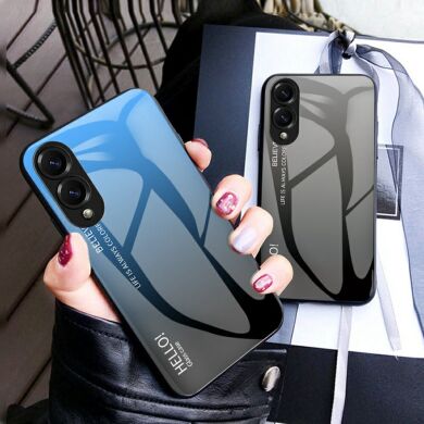 Защитный чехол Deexe Gradient Color для Samsung Galaxy S25 Edge (S937) - Black
