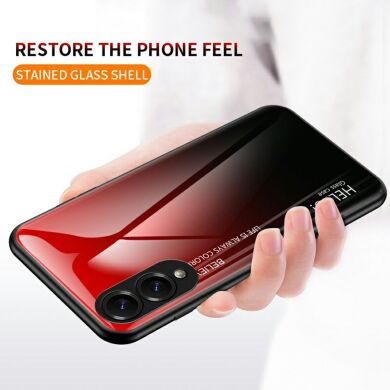 Защитный чехол Deexe Gradient Color для Samsung Galaxy S25 Edge (S937) - Black