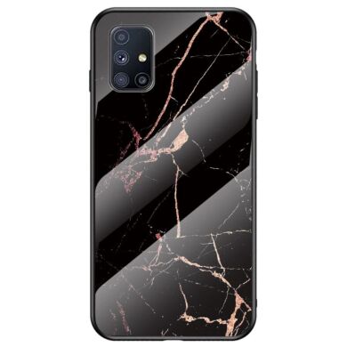Захисний чохол Deexe Gradient Pattern для Samsung Galaxy M31s (M317) - Black / Gold