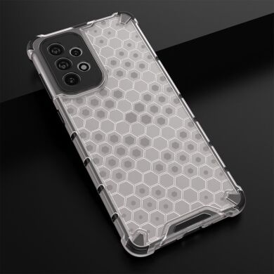 Защитный чехол Deexe Honeycomb Series для Samsung Galaxy A73 - Grey