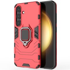 Защитный чехол Deexe Hybrid Case для Samsung Galaxy S25 (S931) - Red