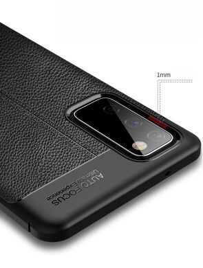 Защитный чехол Deexe Leather Cover для Samsung Galaxy S20 FE (G780) - Dark Blue