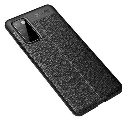 Защитный чехол Deexe Leather Cover для Samsung Galaxy S20 FE (G780) - Black