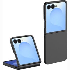 Защитный чехол Deexe Satin Case для Samsung Galaxy Flip 8 - Black