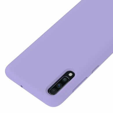 Захисний чохол Deexe Silicone Case для Samsung Galaxy A70 (A705), Purple