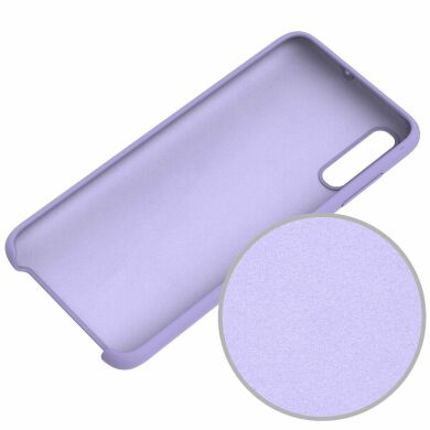 Захисний чохол Deexe Silicone Case для Samsung Galaxy A70 (A705), Purple