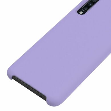 Захисний чохол Deexe Silicone Case для Samsung Galaxy A70 (A705), Purple