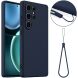 Захисний чохол Deexe Silicone Case with MagSafe для Samsung Galaxy S25 Ultra (S938) - Dark Blue
