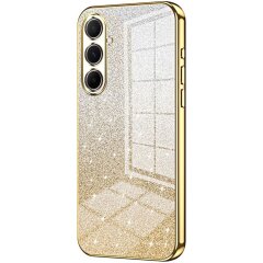 Защитный чехол Deexe Sparkles Cover для Samsung Galaxy A56 (A566) - Gold