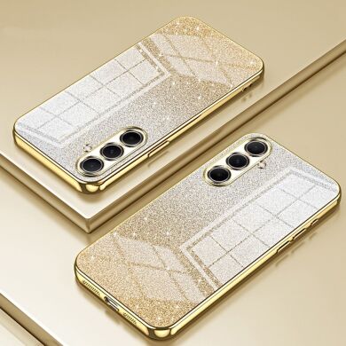 Защитный чехол Deexe Sparkles Cover для Samsung Galaxy A56 (A566) - Gold