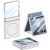 Защитный чехол GKK Magnetic Shell для Samsung Galaxy Flip 7 - Silver