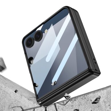 Защитный чехол GKK Magnetic Shell для Samsung Galaxy Flip 7 - Silver