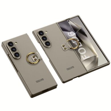 Защитный чехол GKK Ring Holder для Samsung Galaxy Fold 6 - Titanium Grey