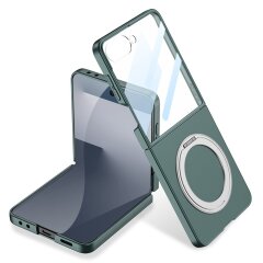 Захисний чохол GKK UltraThin Stand для Samsung Galaxy Flip 7 - Green