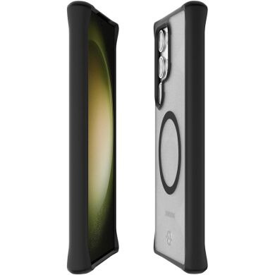 Захисний чохол ItSkins Hybrid R Frost with MagSafe для Samsung Galaxy S24 Ultra (S928) SGGB-HMFRT-BLCK - Black