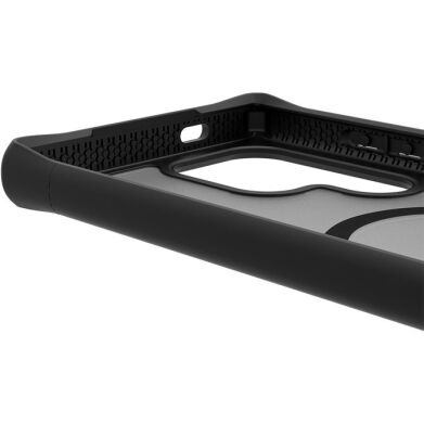 Захисний чохол ItSkins Hybrid R Frost with MagSafe для Samsung Galaxy S24 Ultra (S928) SGGB-HMFRT-BLCK - Black
