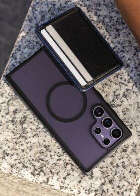 Захисний чохол ItSkins Hybrid R Frost with MagSafe для Samsung Galaxy S24 Ultra (S928) SGGB-HMFRT-BLCK - Black
