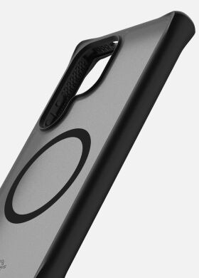 Захисний чохол ItSkins Hybrid R Frost with MagSafe для Samsung Galaxy S24 Ultra (S928) SGGB-HMFRT-BLCK - Black