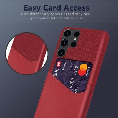 Захисний чохол KSQ Business Pocket для Samsung Galaxy S24 Ultra - Red
