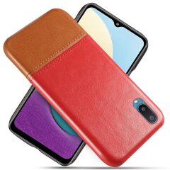 Захисний чохол KSQ Dual Color для Samsung Galaxy A02 (A022) - Bright Red / Khaki