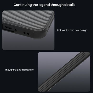 Захисний чохол NILLKIN CamShield Pro Magnetic (Clear Version) для Samsung Galaxy A57 (A576) - Transparent Black