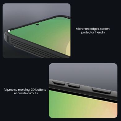 Захисний чохол NILLKIN CamShield Pro Magnetic (Clear Version) для Samsung Galaxy A57 (A576) - Transparent Black