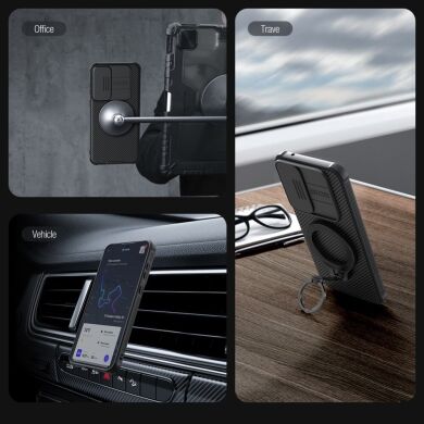 Защитный чехол NILLKIN CamShield Pro Magnetic для Samsung Galaxy A55 (A556) - Black