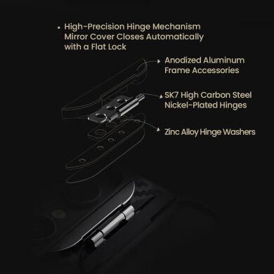 Захисний чохол NILLKIN CarboProp Magnetic для Samsung Galaxy S25 Ultra (S938) - Black