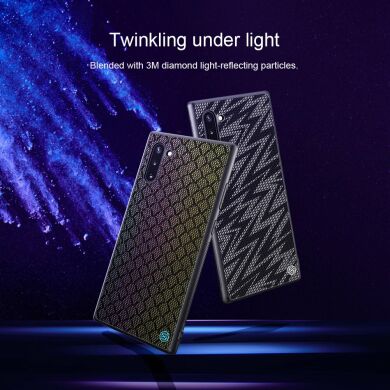 Защитный чехол NILLKIN Shining для Samsung Galaxy Note 10 (N970) - Silver/Black