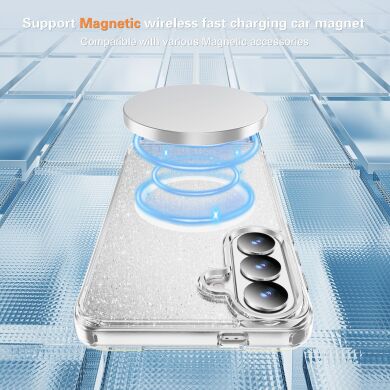 Захисний чохол Reframe Glitter Magnetic Case для Samsung Galaxy S26 Plus (S947) - Black