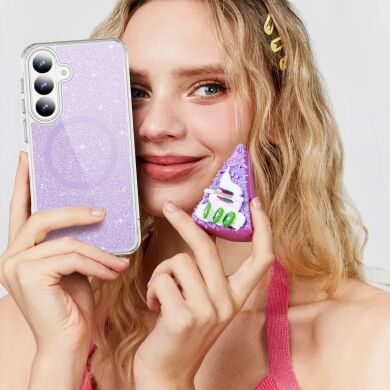 Захисний чохол Reframe Glitter Magnetic Case для Samsung Galaxy S26 Plus (S947) - Black