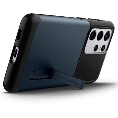 Защитный чехол Spigen Slim Armor для Samsung Galaxy S21 Ultra (G998) ACS02375 - Metal Slate