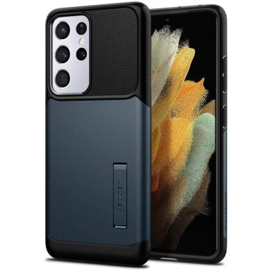Защитный чехол Spigen Slim Armor для Samsung Galaxy S21 Ultra (G998) ACS02375 - Metal Slate