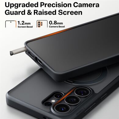 Защитный чехол TORRAS Ostand Q3 Spin (with MagSafe) для Samsung Galaxy S26 Ultra - Transparent