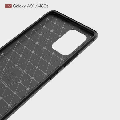 Защитный чехол UniCase Carbon для Samsung Galaxy S10 Lite (G770) - Red