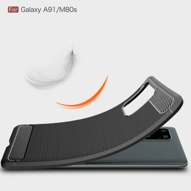 Захисний чохол UniCase Carbon для Samsung Galaxy S10 Lite (G770)- Red