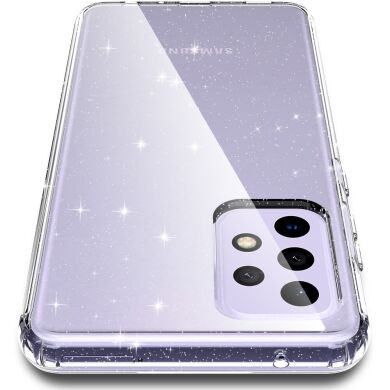 Защитный чехол UniCase Glitter Series для Samsung Galaxy A72 (А725) - Transparent