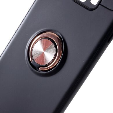 Захисний чохол UniCase Magnetic Ring для Samsung Galaxy J4+ (J415) - Black / Rose Gold